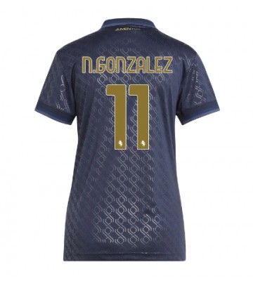 Juventus Nicolas Gonzalez #11 Tercera Equipación Mujer 2024-25 Manga Corta